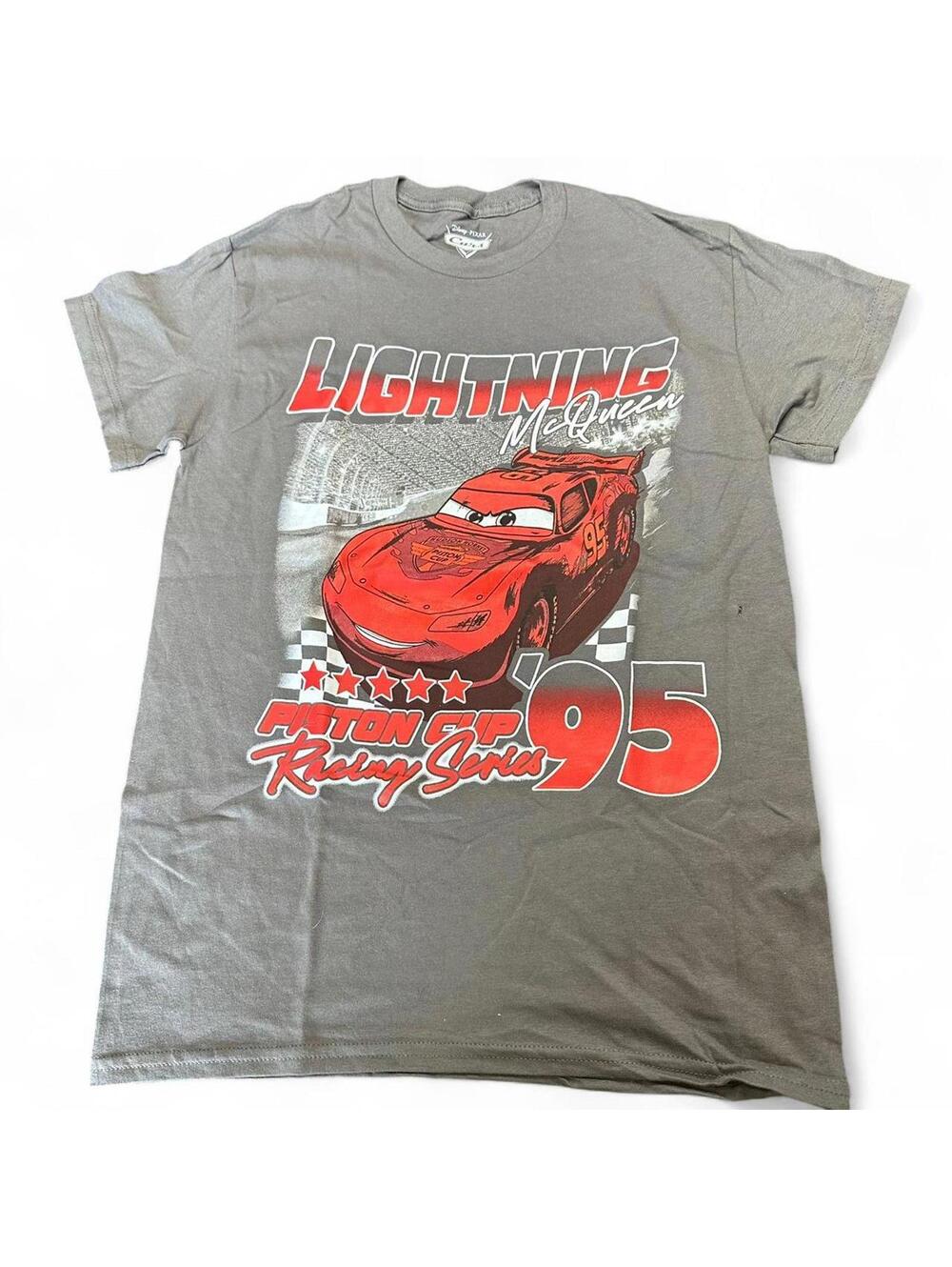 Disney Pixar Cars Lightning McQueen Piston Cup Racing Series T-Shirt Size S